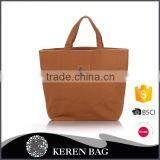 China Supplier Newest Design Useful Waterproof Canvas Foldable Women Shopping Bag for Small Qty thumbnail-1