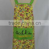 Flowers Designs Printing T/C Cooking Apron thumbnail-1