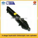 4 Stage Hydraulic Telescopic Ram Cylinder Made in China thumbnail-1