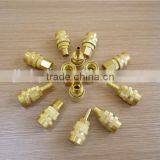 Round 3-way Female Brass Socket , 3-way Brass Gas Separation Connector thumbnail-3