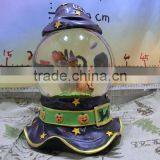 Custom Resin Wizard Hat Musical Halloween Snow Globe thumbnail-2
