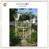 Metal Artistic Garden Arch With Bench for Outdoor Wedding thumbnail-4