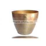 Indian Handmade Antique Brass Metal Planter thumbnail-1