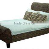 2012 furniture/wood rattan wicker Single Bed/Bedroom Furniture 2012