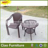 Outdoor Furniture Rattan Garden Table Set thumbnail-2