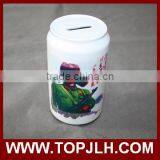 Sublimation OEM Design Tin Money Box Coin Bank Saving Box thumbnail-4