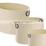 White Open Top Garbage Bin Set Kitchen Waste Bin Manufacturer thumbnail-1