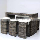 2016 Classic Style Rattan Bar Outdoor Table With Tall Foots Chair thumbnail-3