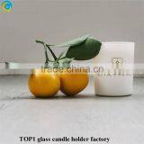 Glass Candle in Colored Jar Wit Lid thumbnail-3