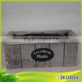 Eco-friendly Retangle Wooden Planter ,Handmade Slat Wood Basket thumbnail-6