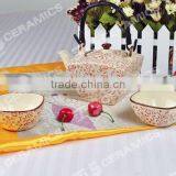 2011 New Design Hand-painted Ceramic Tea Set thumbnail-1