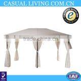 3x4m White High Quality Outdoor Antique Iron Gazebo thumbnail-1