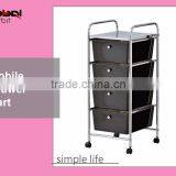Home Storage Shelf With Castor 10 Drawers Rolling Rack Space Organizer Cabinet thumbnail-4