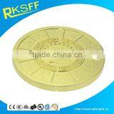 Plated Imitation Gold Round Shape Medal thumbnail-2