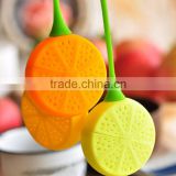 Lemon Silicone Tea Infuser Loose Tea Leaf Strainer Herbal Spice Filter Diffuser Good Idea for Gift