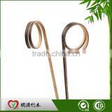 Custom Art Eco-friendly Natural Decoration Small Twist Mini Bamboo Skewer thumbnail-2