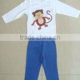 Wholesale Fashion Children Clothes Kids Pajamas Set Clothes Baby Girl Clothes Set Childre Knitted Clothes Set thumbnail-1