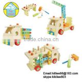 rubber wood material toys wooden diy educational diy toys for pre-school kids