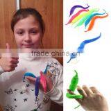 Assorted Colors Mr.Fuzzy Plush Magic Worm Twisty Trick Toys Street Wiggle Worm Toys For Kids Children thumbnail-1