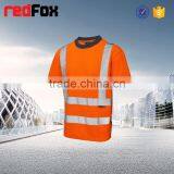 Original Polo T-shirt Mesh Fabric Reflective Safety T-shirt for Worker 100% Polyester Safety Warning T-shirt thumbnail-2