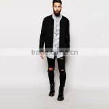 Super Longline Denim Shirt With Wholesale Price thumbnail-4