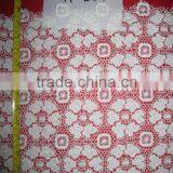 Machine Crochet Cotton Lace Fabric Design thumbnail-1
