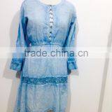 LADIES KAFTAN WOMEN BEACHWEAR LOUNGEWEAR LACE BEAUTIFUL thumbnail-1