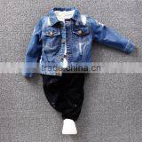 Zm40645b Spring and Autumn New Design Children Jeans Coats and Jacket Boys Fancy Casual Clothes thumbnail-2