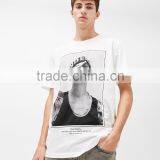 2017 New Design Mens Fashion 100 Cotton Sports t Shirt With Printing thumbnail-3