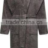 Top Quality Custom Design Soft 100 Cotton Bathrobe Wholesale thumbnail-3