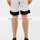 Heather Stripes Printing Shorts Mens Black Cuff Summer Short Wholesale Custom thumbnail-2