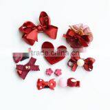 S17161A Lovely Hair Accessories Bow Fashion Baby Pins Hair Decoration Set thumbnail-1