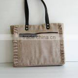 Wholesale Natural Color Linen Tote Bag thumbnail-2