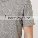 100%Cotton Crew Neck Short Sleeve Blank T-shirt,cotton Custom t Shirt With Chest Pocket 2016 thumbnail-4