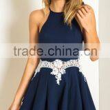 Sexy Cut Out Crocheted Playsuit Fashion Mature Women Wear Clothes thumbnail-2