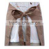Wholesale Factory Price Apricot Cotton Tailored Made Baker Apron thumbnail-5