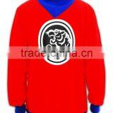 Trade Assurance BSCI Customized Design 2016 Embroidery/screenprint Wholesale Red Hoodie thumbnail-4