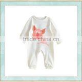 2017 Fall Baby Customize Carters Clothes Long Sleeve Romper Shark Lobster and Pig Cartoon Print thumbnail-3