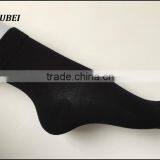 Custom Wholesale Ankle High Black Bamboo Firber Custom Logo Woman Dress Socks thumbnail-1
