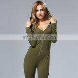 Wholesale Women Summer Leisure Style Playsuit Ladies Women Jumpsuit Long Sleeve Design for Sale 2017 thumbnail-3