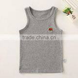 Wholesale Kids Cotton Vest Custom Print Baby Sleeveless Top thumbnail-3
