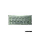 65-Key Stainless Steel PC Keyboard for Internet Kiosk Access thumbnail-1