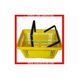 plastic handle shopping basket