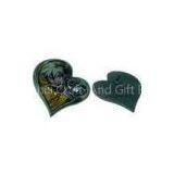Heart Shaped Antique Resin Dome Personalized Lapel Pins With Butterfly Clutch thumbnail-1