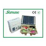 Portable rechargable camping / hiking / home solar lighting system with mobile charger