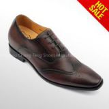 Italy design custome genuine leather mens formal elevator shoes