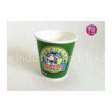Food Grade Small 6oz Custom Cold Paper Cup For Soda / Coca Cola