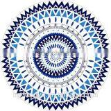 Blue Diamond r Geo Round Beach Towel/ya Clen 580g Round Table Cloth Shawl Yoga Mat Beach Towels