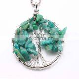 Fashion Tree of Life Jewelry Pendant With CZ Stone thumbnail-6