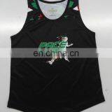 Gym Singlets Any Logo Team Running Singlets , Sublimated Running Singlets Oem Service thumbnail-3